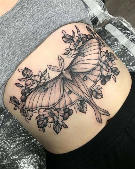 moth underboob tattoo|Moth Tattoos: What They Mean And Tattoo Ideas – Self Tattoo